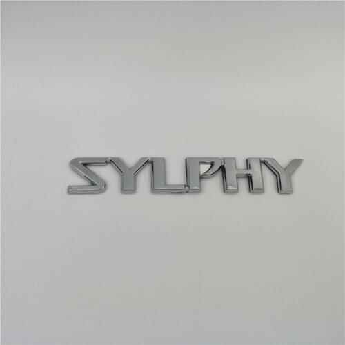 For Nissan Sylphy Emblem Rear Back Trunk Badge sign logo symbol letters Decal