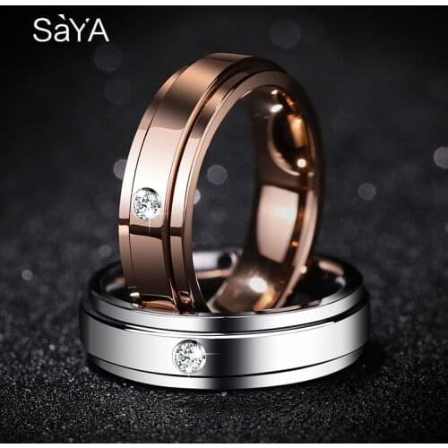 Ring for Men, 6mm Width Tungsten Wedding Rings, High Polished Wedding Engagement Band, Customized, Free Shipping