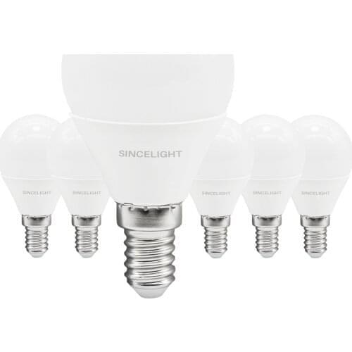 E14 LED Golfball Light Bulb ( P45 / Frosted / 2 Watt / 150 Lumens / 15W Equivalent / Non-Dimmable / Small Edison Screw )