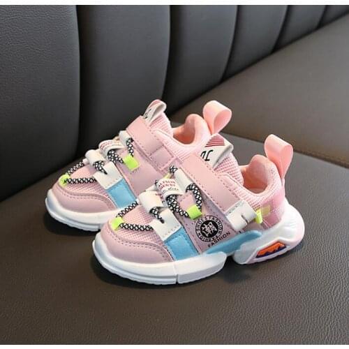 New Kids Shoes for Boys Baby Toddler Sneakers Fashion Boutique Breathable Little Children Girls Sports Shoes Size 21-30