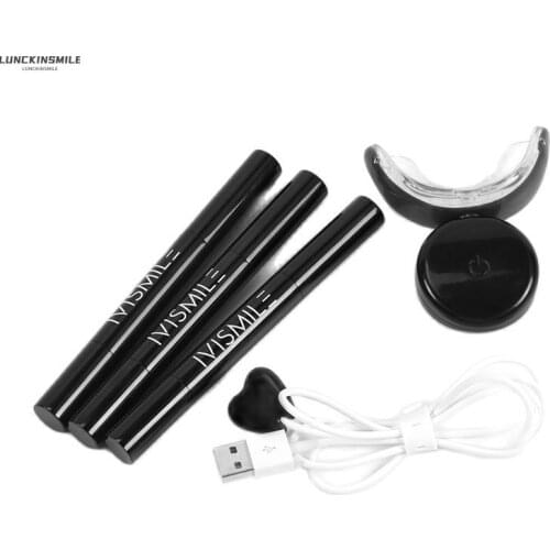 Teeth Whitening Lamp With Gel Tooth Whitening Lamp Wireless Charging Laser Treatment Tooth Whitening Kit 35% Carbamide