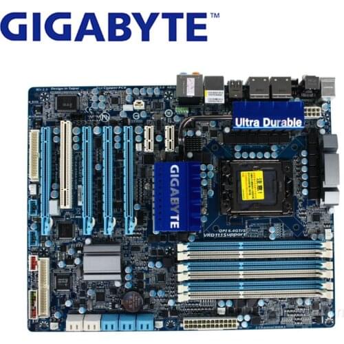 LGA 1366 For Intel X58 Gigabyte GA-X58A-UD3R Motherboard DDR3 USB3.0 24GB SATA III X58A UD3R Desktop Mainboard Systemboard Used
