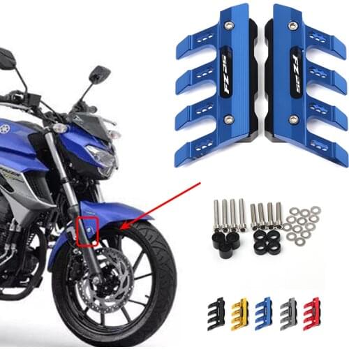 Motorcycle Front Fender Side Protection Guard Mudguard Sliders For YAMAHA FZ25 FZ-25 Accessories universal