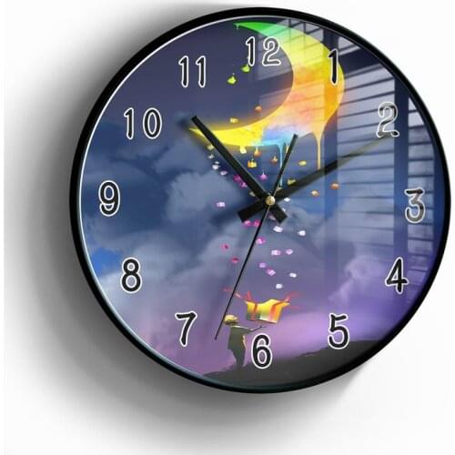 Nordic Silent Wall Clock Large Hanging Clocks Wall Watch Home Simple Modern Living Room Luxury Saat Home Décor