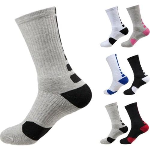 Running Socks Men Basketball Breathable Anti Slip Sport Running Cycling Walking Women Outdoor Sock Cotton Athletic No Sweat Sock