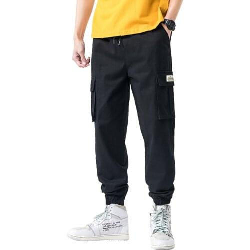 2021Spring and Autumn New Mens Sports Pants Running Sports Loose Large Size Overalls Mens Casual Pants Sweatpants Men Clothing