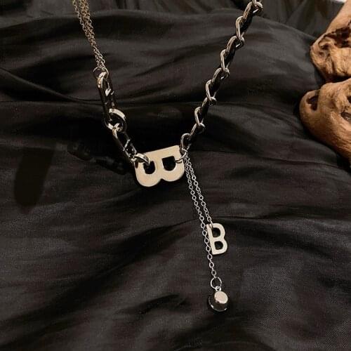 New Arrival Necklaces Fashion Women Chains Necklaces Trendy Link Chain Metal Water Drop All Compatible Elegant Female Jewelry