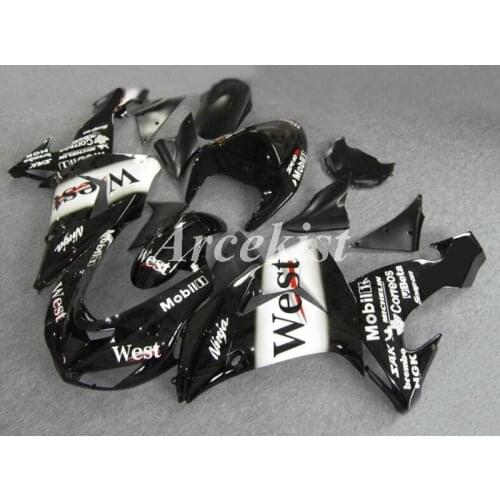 New ABS whole Fairings Kit Fit for Kawasaki Ninja ZX-10R ZX10R 10R 2006 2007 06 07 Bodywork set west