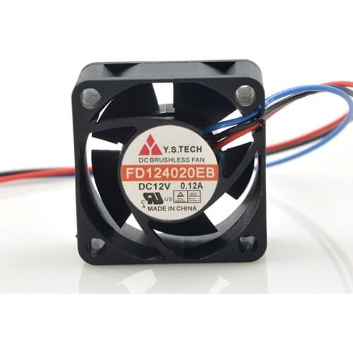 Original FD124020EB 4020 4CM DC 12V 0.12Asuper durable double ball cooling fan