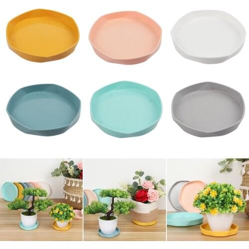 1Pcs Plastic Heavy Duty Durable Flower Pot Drip Trays Indoor Outdoor Plant Saucer Plastic Tray Saucers