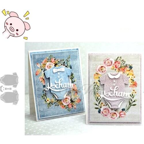 PP Craft metal cutting dies cut die mold cute Baby clothes Scarpbook paper craft knife mold blade punch stencils dies