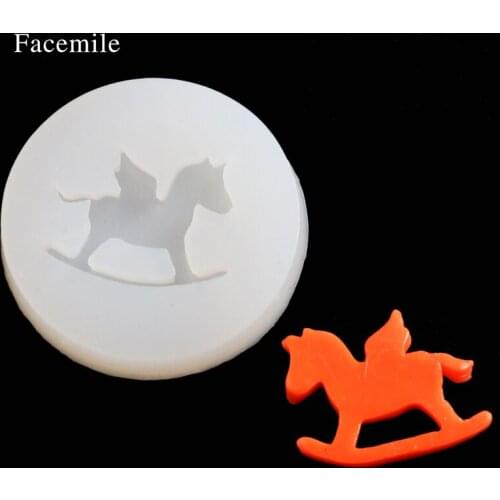 Silicone Fondant Mold 3D Horse Cake decorating tools Chocolate Baking Moulds For Jewerly 50-279