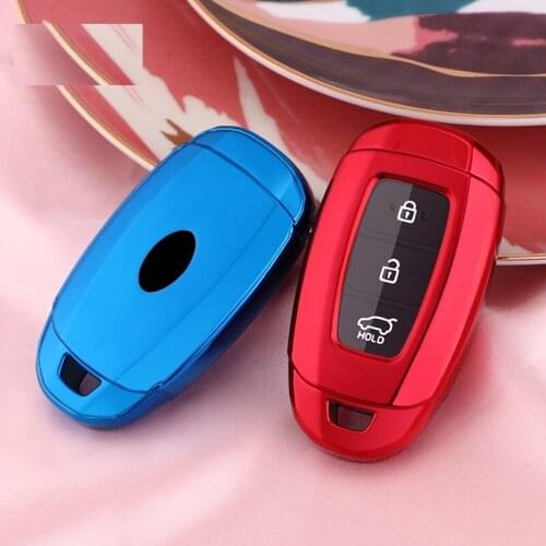 TPU full protect Key Shell Cover Key Case For Hyundai i30 Ix35 KONA Encino Solaris Azera Grandeur Ig Accent Santa Fe Palisade