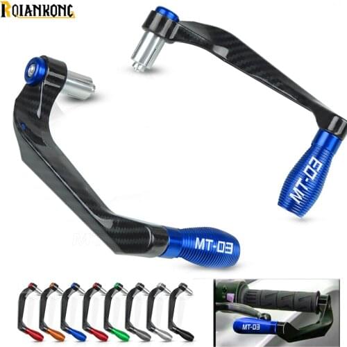 Motorcycle Brake Clutch Lever Guard Protectors Handlebar Aluminum Alloy For YAMAHA MT03 MT-03 2003 2004 2005 2006 2007 2008