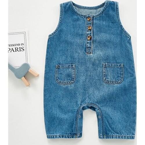 2Baby Boys Girls Rompers Children Braces Rompers 0-3Yrs Spring Autumn Newborn Boys Girls Cowboy Braces Jumpsuits Clothes