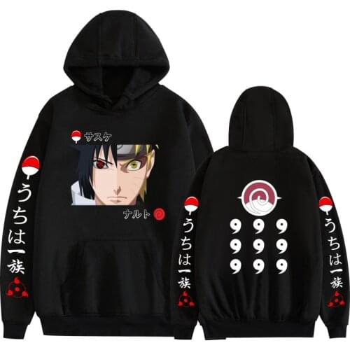 2021 Fashion Hoodies Japanese Anime Funny ltachi Uchiha Print Men Sweatshirts Autumn Winter Hip Hop Pullover Oversized