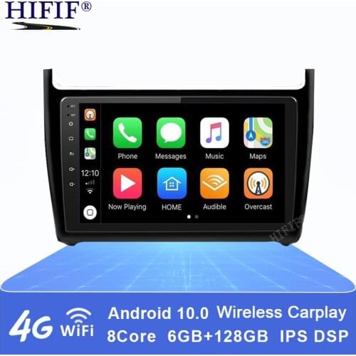 Car Radio GPS Navigation Multimedia Player For VW Volkswagen POLO Sedan 2008-2015 2Din Android 10 DSP Auto Stereo Headunit Video