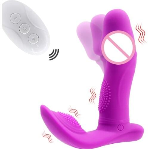 Wireless Remote Dildos Vibrator Buckle & Wave Vaginal Clitoris Stimulation 7 Vibration Sex Toy for Women Female Masturbator