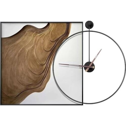 Large Wall Clock Modern Design Luxury Mural Metal Clocks Wall Home Decor Silent Watches Living Room Decorative Reloj De Pared