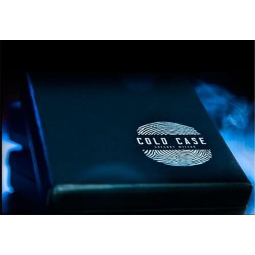 Cold Case (Gimmick And Online Instructions) By Greg Wilson Magic Tricks Red & Blue Close Up Street Mentalism Classic Card