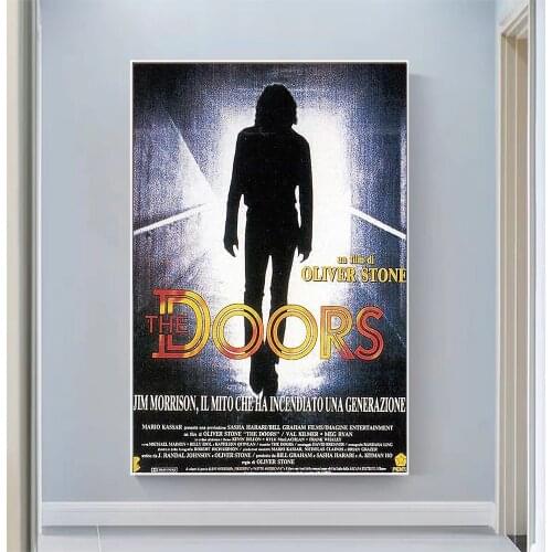 CP1024 The Doors (4) Classic Hot Movie Print Silk Fabric Poster Indoor Wall Art Decor Gift
