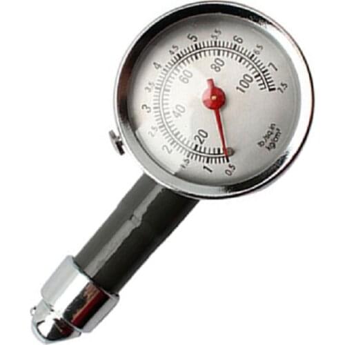Analog Auto Wheel Tire Air Pressure Gauge Meter Handle Mirror Shaped Vehicle Motorcycle Car Tyre Tester Tyre Air Monitor System