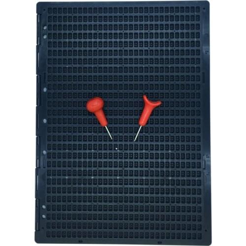 27 Lines 30 Cells Braille Writing Slate with 2 Stylus , Writing Board for Blind People (Full Page)