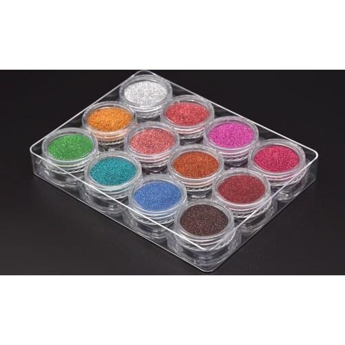 Eco friendly mylar glitter color shift holographic chameleon glitter for craft nail Art Decoration Kit