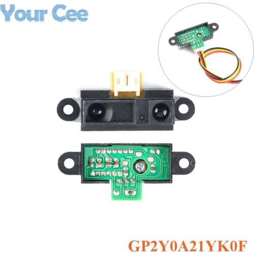 Infrared Proximity Sensor GP2Y0A21YK0F Infrared Distance Sensor IR Analog Distance Sensor 10-80cm with Cable