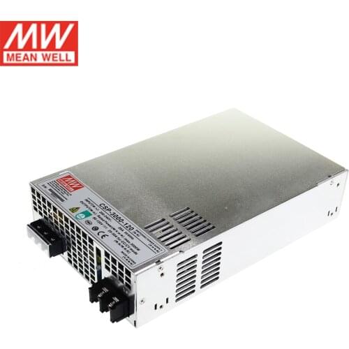 MEAN WELL CSP-3000-120 Programmable Power Supply 3KW 120V DC 25A 3000W Meanwell Power Unit Transformer connected in parallel PFC