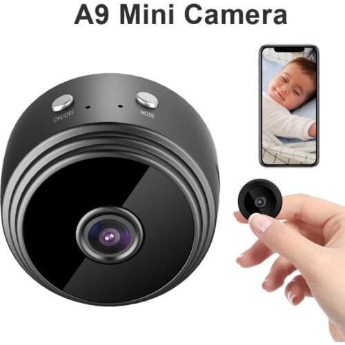 Wifi Mini Camera APP Remote Home Security 1080P IP Camera Magnetic Wireless Camera Remote Control Surveillance A9 New