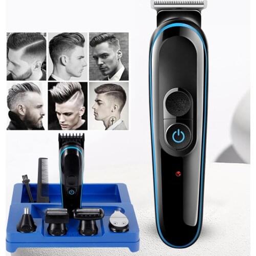Professional hair trimmer waterproof 5 in1 hair clipper electric hair cutting machine beard trimer body men haircut