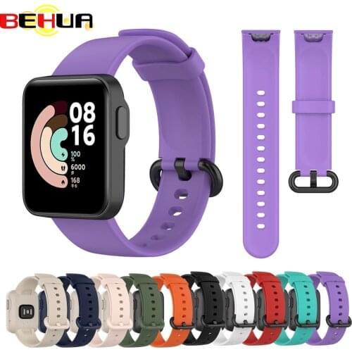 Silicone Strap For Xiaomi Mi Watch Lite Global Version Smart Watch Replacement Sport Bracelet Wristband for Redmi Watch Strap