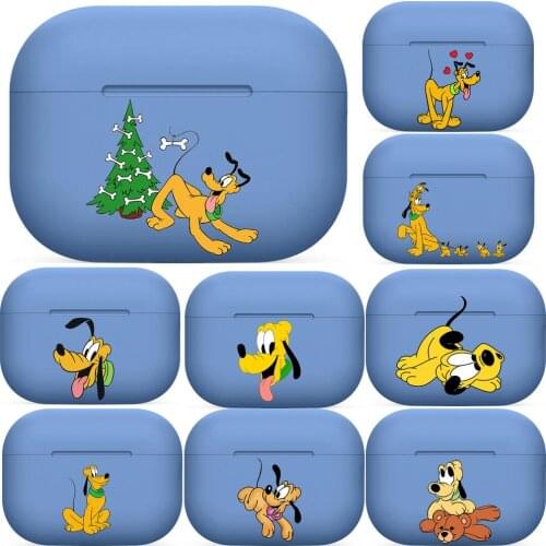 Disney Pluto blue For Airpods pro 3 case Protective Bluetooth Wireless Earphone Cover For Air Pods airpod case air pod Cases