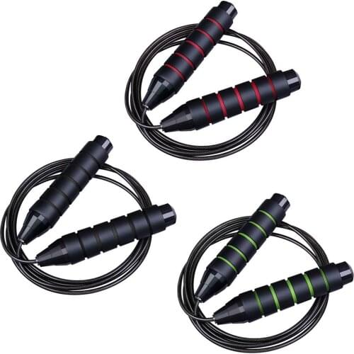 Weight-Bearing Jump Rope Adjustable Fitnes Jump Rope Wire Rope Weight Loss Equipment Without Winding With Ball Bearing Jump Rope
