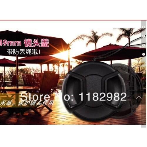 Exempt postage EMS Lens Cap Brand New Universal 49 52 55 58 62 67 72 77mm Snap-on Front Lens Cap cover