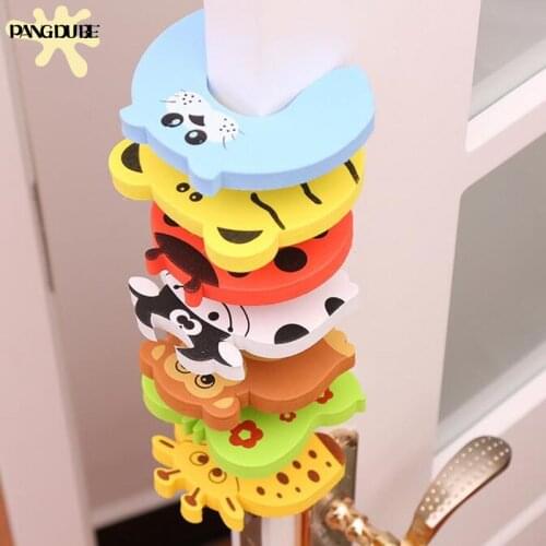 7pcs/set Safety Lock Children Protection Door Stopper EVA Door Holder Baby Safety Protection For Children Drawer Door Lock