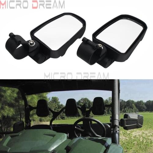 1.75 inch Roll Bars UTV Pursuit Side View Mirror for Polaris RZR 1000 XP Ranger Kymco Arctic Cat Wildcat Racing Offroad Rearview