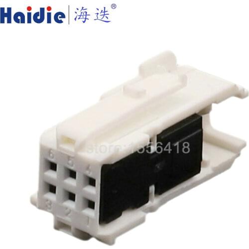 2sets 6pin auto wiring cable plug harness connector plug 185311-1 953381-1 953382-2