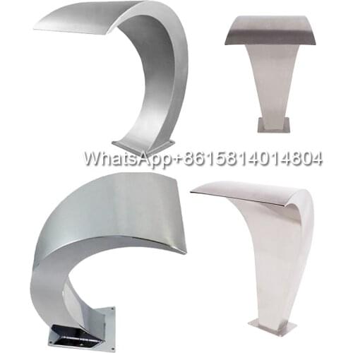 1pc 304SS swimming pool SPA arc water waterfall hot spring bath hydromassage spray curtain landscape pool water curtain fountain