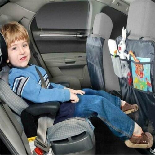 2021 high quality 1 pcs car trunk organizer storage bag for truck seat back Net elastic mesh luggage pocket automatic