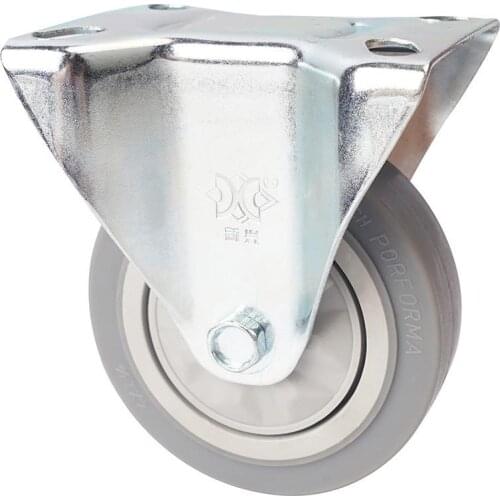 Light 5 Inch Tpr Single Axis Directional Wheel Mute Medical Furniture Hotel Supplies Trolley Factory Direct Sale