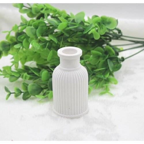 3d Plaster Vase Candle Mould Creative Fragrance Aromatic Bottle Mold Handmade Resin Craft Silicone Clay Molds