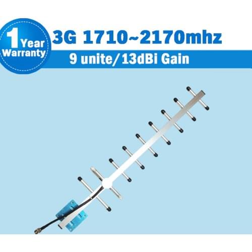 3G GSM Antenna 1710-2170MHz GSM 1800mhz 1900mhz 3G 2100mhz Outdoor Yagi Antenna External Antenna Mobile Phone Siganl Booster S38