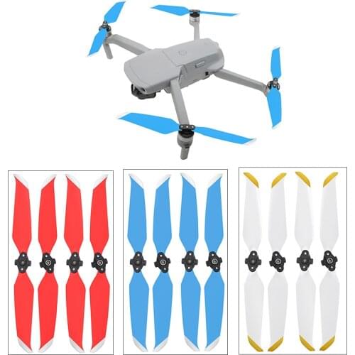 4 Pcs Colorful 7238F Propeller Mavic Air 2 Low-Noise Quick Release Blade Props for DJI Mavic Air 2 Drone Replacement Accessories