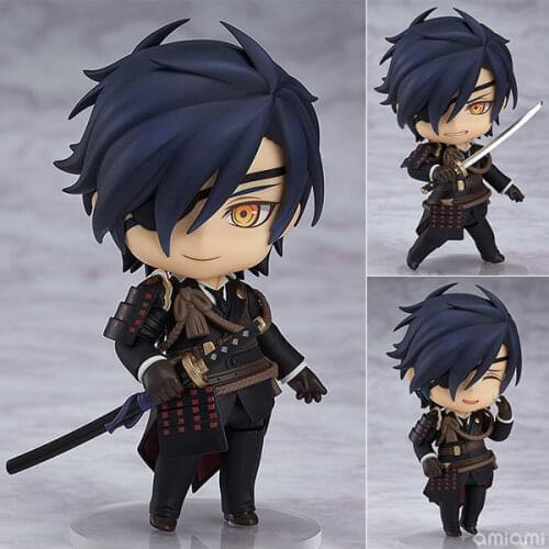 Anime Touken Ranbu Online Shokudaikiri Mitsutada 10cm Cute BJD Action Figure Model Toys