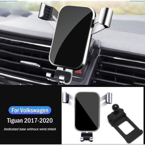 Car Mobile Phone Holder Special Mounts GPS Stand Navigation Bracket For Volkswagen VW Tiguan MK2 II 2017-2020 Car Accessories