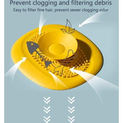 Bathroom Drain Hair Catcher Washbasin Sink Strainer Anti-Clogging Shower Drain Cover Bathtub And Kitchen Sink Drain Filter