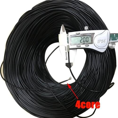 Enamelled Wire Headphone Repair Cable Ultra-soft enameled Cable OD 2mm Insulated Wire Line 4pin Varinshed Signal cable
