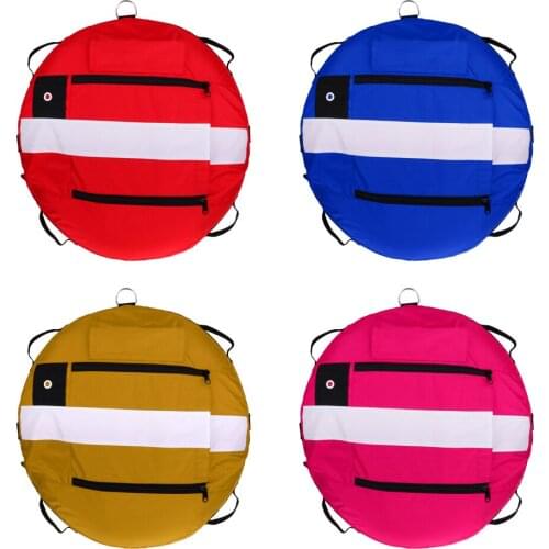 Freediving Buoy Inflatable Safe Float Wear-resistant TPU coated Nylon FreeDiver Buoy for Scuba Diving Spearfishing Snorkeling